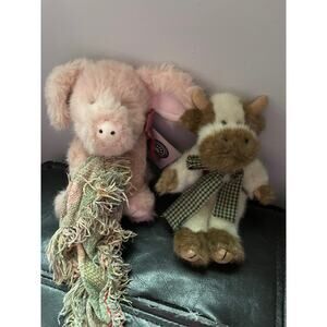 Boyd’s Bears NWT pair of Boyd’s pig and cow